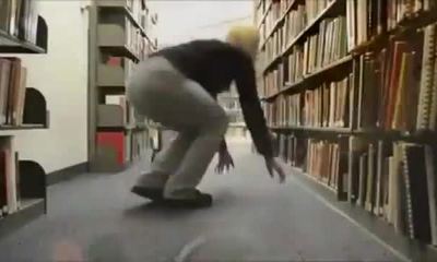 Sex with hot girl in library