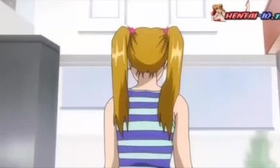 Short hair anime hentai babe